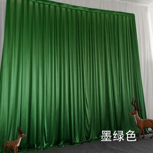 Bán buôn hiện đại màu đen Polyester rèm cửa từ chuyên nghiệp Trung Quốc Nhà cung cấp cho đám cưới tổ chức sự kiện Backdrop trang trí - Product Image 6