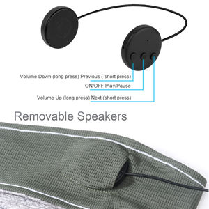 <span class=keywords><strong>Bandeau</strong></span> Casque Audio de Sommeil Sans Fil en Tissu Sport Unisexe avec Haut-Parleur Mince BT5.0 pour Musique – Vente en Gros - Product Image 4