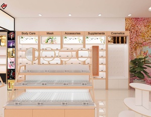 Kualitas tinggi Kustom furnitur toko parfum mewah rak tampilan kustom untuk etalase LED - Product Image 6