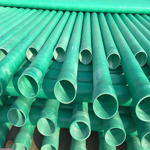 ท่อไฟเบอร์กลาส FRP/GRP ทนความร้อน ป้องกันการกัดกร่อน สำหรับอุตสาหกรรมเคมี ผลิตด้วยเทคโนโลยีการตัดและขึ้นรูปด้วยการดึงขึ้นรูป - Product Image 3