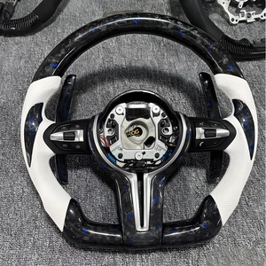 <span class=keywords><strong>Volante</strong></span> Deportivo DOS Personalizado de Fibra de Carbono con LED <span class=keywords><strong>M</strong></span> Performance, Compatible con <span class=keywords><strong>BMW</strong></span> F30 F10 F32 F10 F20 F07 F01 <span class=keywords><strong>E46</strong></span> E60 E90 M3 M4 M5 - Product Image 6