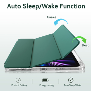 Pha lê trong suốt PU da trường hợp bảo vệ với PC Cover quay lại tablet cho <span class=keywords><strong>iPad</strong></span> 2017/2018 trường hợp đối với <span class=keywords><strong>iPad</strong></span> Air 1/2 - Product Image 4