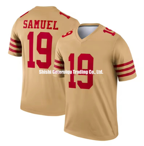 Beste Qualität #13 Brock Purdy #19 Samuel #85 George Kittle #97 Nick Bosa #23 Christian McCaffrey Stitch amerikanisches Fußballtrikot - Product Image 2
