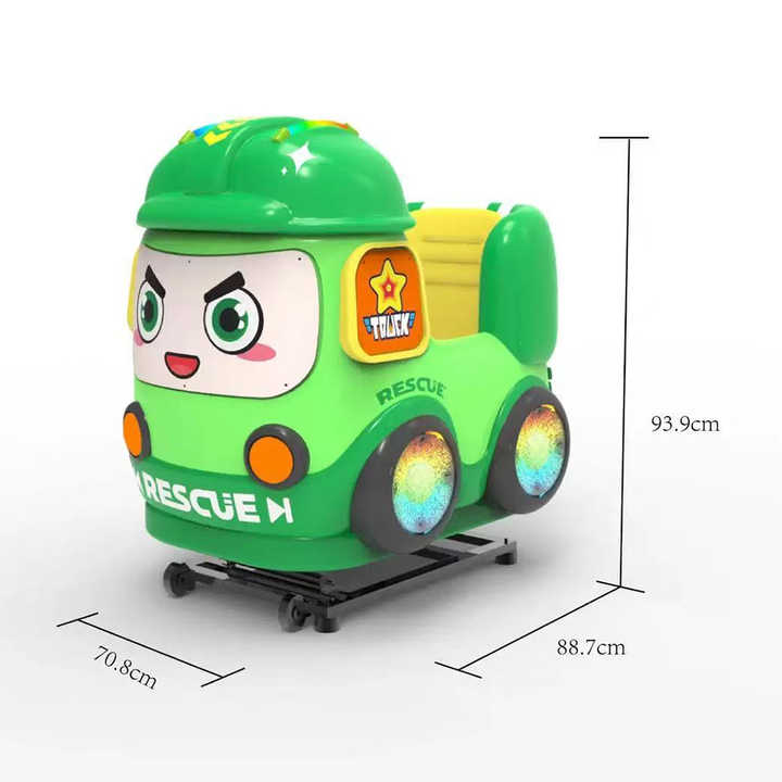 Amusement Park Coin Operated Electric Rocking Motor Kiddie Car Swing ...