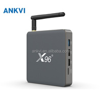 Boîtier TV intelligent Android X96 X6 RK3566 8 Go de RAM 64 Go 4K Android 11 Wi-Fi double bande Gigabit Fibre optique