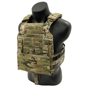 <span class=keywords><strong>Gilet</strong></span> tactique OEM ODM personnalisé, porte-plaques à dégagement rapide, ceinture abdominale, système MOLLE découpé au laser, cadre léger - Product Image 6