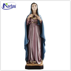 Norton Factory Made Atacado Preço mais barato Resina Religiosa Igreja Ornamento Jesus e Virgem Maria Fibra De Vidro Estátuas Escultura - Product Image 3