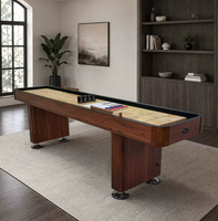 Planche à glissière en bois massif de haute qualité, table de jeu de boules, fabrication de précision pour le divertissement à domicile et l'utilisation commerciale dans les bars