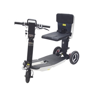Scooter de mobilité électrique adulte <span class=keywords><strong>tricycle</strong></span> <span class=keywords><strong>pour</strong></span> <span class=keywords><strong>personnes</strong></span> <span class=keywords><strong>handicapées</strong></span> pliant avec une batterie au lithium de valise compacte et une suspension complète - Product Image 3