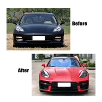 Kit de modification et de protection avant et arrière en PP pour Porsche Panamera 970 2014-2016 JHBSJ060