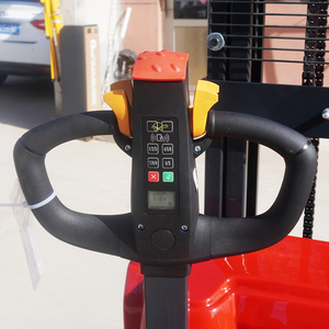 इलेक्ट्रिक स्टेकर 1600 किलोग्राम 1600 मिमी-3000 मिमी प्लेटफार्म एसी मोटर राइडर स्टेकर के साथ खड़ा है। - Product Image 5