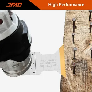 JMD Oscillating Saw Blade 44mm Bi-metal Oscillating Multi Tool Saw Blades Titanium Oscillating Multitool Blade