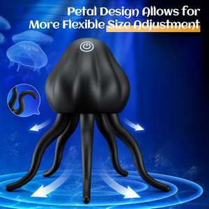 Fábrica al por mayor medusas vibrador pene entrenador vibrador masturbación masculina Productos eróticos para adultos juguetes sexuales para hombres - Product Image 6