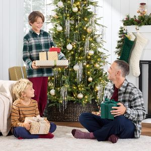 <span class=keywords><strong>Sapin</strong></span> de Noël en aspens de haute qualité, 6-9 pieds, pré-éclairé, réaliste, type <span class=keywords><strong>sapin</strong></span> noble, avec micro-lumières LED blanches multicolores - Product Image 4