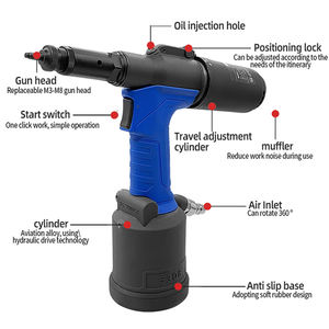 <span class=keywords><strong>Remachadora</strong></span> Neumática Rocol RL-5308, Consumo <span class=keywords><strong>de</strong></span> Aire <span class=keywords><strong>de</strong></span> 5-7 BAR, Velocidad sin Carga <span class=keywords><strong>de</strong></span> 4500 RPM, Diseñada para Remachado <span class=keywords><strong>de</strong></span> Tuercas M3-M8 <span class=keywords><strong>de</strong></span> Alta Resistencia - Product Image 6