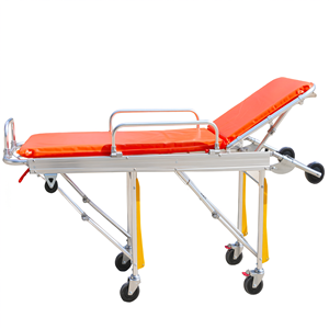 Chariot de transfert de patients d'urgence en alliage d'aluminium pour hôpital et ambulance - Product Image 2