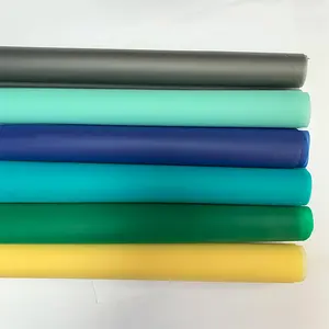 TPU warna buram film tembus poliuretan kain pakaian elastis tinggi kain TPU film untuk jas hujan pinafore pakaian