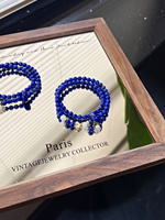 Bracelet rond en cristal naturel Sinyore - Accessoire de mode pour anniversaire - Lapis
