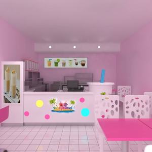 Chiosco Personalizzato a Forma di Tazza per Interni, per Negozi di Bubble Tea, Gelaterie, Ristoranti, Stand per Yogurt Gelato, Design d'Interni - Product Image 2