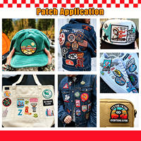 Patchs brodés personnalisés fleurs et cœurs pour vestes, chapeaux et sacs |   Patchs thermocollants OEM pour logos à coudre – Qualité supérieure, durables