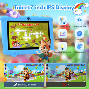 Tableta Educativa para Niños Pequeños de 7 Pulgadas con Android 14 MTK, Precio de Fábrica, Carcasa Resistente a Prueba de Niños, Control Parental, Aprendizaje Temprano, Juegos de <span class=keywords><strong>ABC</strong></span> - Product Image 5