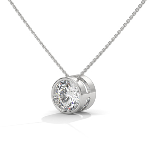 Joyería Fina, Colgante de Plata con Diamantes Cultivados en Laboratorio, Diseño Brillante, Ideal para Regalos, Aniversarios, Cumpleaños - Product Image 2