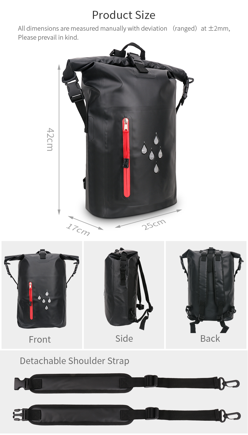 Outdoor Sport Waterproof Dry  Bag Back pack China Factory Customized droplet dry bag