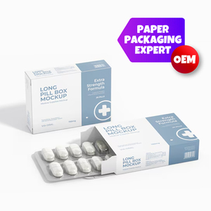 Empaquetado de pastillero médico personalizado con logotipo fábrica de cajas de papel farmacéuticas biodegradables - Product Image 2