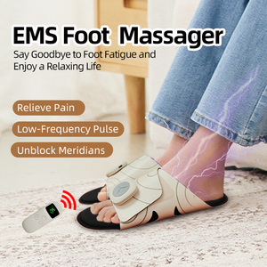 Tragbarer Wiederaufladbarer Fußschlankheits-Massagegerät mit Intelligenter Puls-Mikrostrom-Therapie und Kabelloser Fernbedienung - Product Image 1
