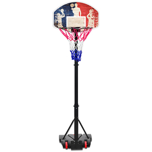 Aro de <span class=keywords><strong>Baloncesto</strong></span> Ajustable para Adultos y <span class=keywords><strong>Niños</strong></span>, Móvil, Interior/Exterior, Altura Estándar, Equipo Portátil para Cancha Doméstica - Product Image 2