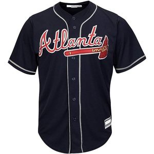 Maillot de baseball pour jeunes Atlanta Braves Ozzie Albies, taille 8-20, blanc, pour joueur domicile, anti-humidité - Product Image 2