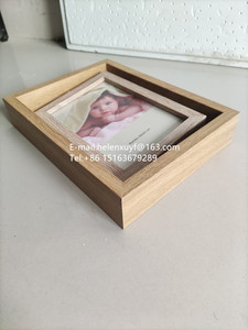 Cadre Photo Totate Design 4x6 5x7 dessus <span class=keywords><strong>de</strong></span> table cadre Photo en bois MDF cadre <span class=keywords><strong>de</strong></span> boîte d'<span class=keywords><strong>ombre</strong></span> - Product Image 5