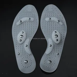 Free samples individual insoles acupressure magnetic massage foot therapy reflexology pain relief function magnet shoe insole