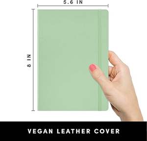 Diario foderato Notebook 160 pagine <span class=keywords><strong>medie</strong></span> 5.6X8 100 GSM carta spessa copertina rigida Design per la presa di appunti nel lavoro scolastico - Product Image 2