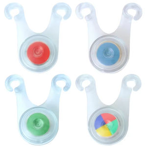 Outdoor Riding Bicycle Equipment <b>LED</b> Rear Tail Warning Frog <b>Light</b> Battery Power PC Material Front Tube <b>Bike</b> <b>Light</b> - Product Image 1