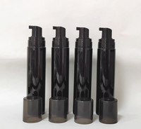 Botol Busa Hitam Mengkilap 150ml 100ml Botol Pompa Busa Sabun Pembersih Busa untuk Kosmetik