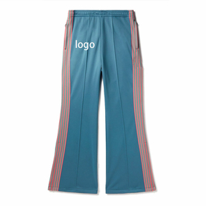 Pantalons de survêtement amples et larges en gros, poids lourd, couleur personnalisée, logo imprimé, pantalons de survêtement évasés empilés pour hommes - Product Image 4