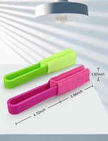 Brosse de nettoyage réutilisable JYM-9996 pour stores, nettoyeur de fentes de stores en plastique pour la nettoyage des aérations de voiture et des rails de persiennes