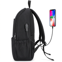 Sac à dos pour ordinateur portable professionnel avec port de charge USB, léger, pour voyage, antivol, pour le bureau et l'école