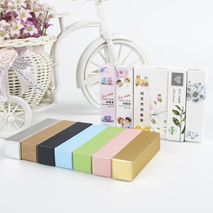 Kotak lipstik warna-warni langsung dari pabrik, karton lipstik, kotak lip balm, kotak kemasan cetak kartu putih - Product Image 3