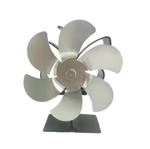 Log Brander Eco Vriendelijke Stille Ventilator Warmte Aangedreven 6 Messen Houtkachel Thermodynamische Open Haard Fans