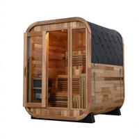 Sauna extérieur en bois massif, moderne, écologique et luxueux, imperméable, pour la maison, la salle de sport, la chambre, la villa, l'usage commercial