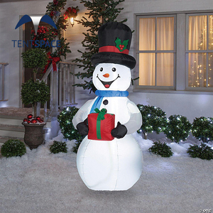 Noël gonflable père noël cassé fenêtre décorations de noël noël sauter maison extérieure pour décor de fête de vacances - Product Image 3