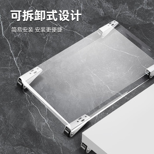 Support de bas de porte Lichang en alliage de zinc antirouille pour porte coulissante - Product Image 3