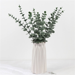 Feuilles d'eucalyptus artificielles Wen Hope 10cm-30cm, verdure en plastique pour décoration de mariage - Product Image 1