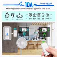 Interrupteur mural intelligent sans fil à télécommande, sans câblage, AC 110V 220V, sans batterie, pour la domotique et la rénovation