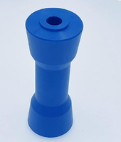 Rouleau de quille de remorque de bateau bleu rouleaux oscillants de remorque PE pour remorque de bateau