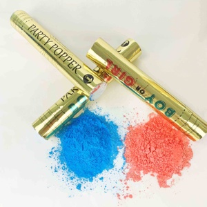 Fournitures de fête haut de gamme : Canon à poudre personnalisé pour révélation du sexe, baby shower et fête Holi - Product Image 6