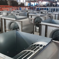 Ventilateur de gaine en acier inoxydable ignifuge avancé avec système de contrôle intelligent pour l'évacuation de la fumée