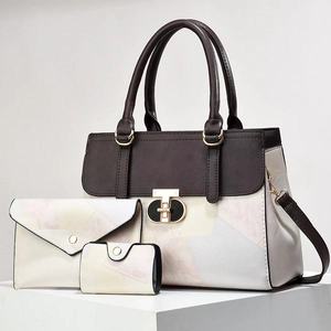 Sacs à main grande capacité pour femmes en <span class=keywords><strong>cuir</strong></span> PU avec coutures colorées, sacs fourre-tout <span class=keywords><strong>vintage</strong></span> de haute qualité pour femmes, vente en gros - Product Image 3